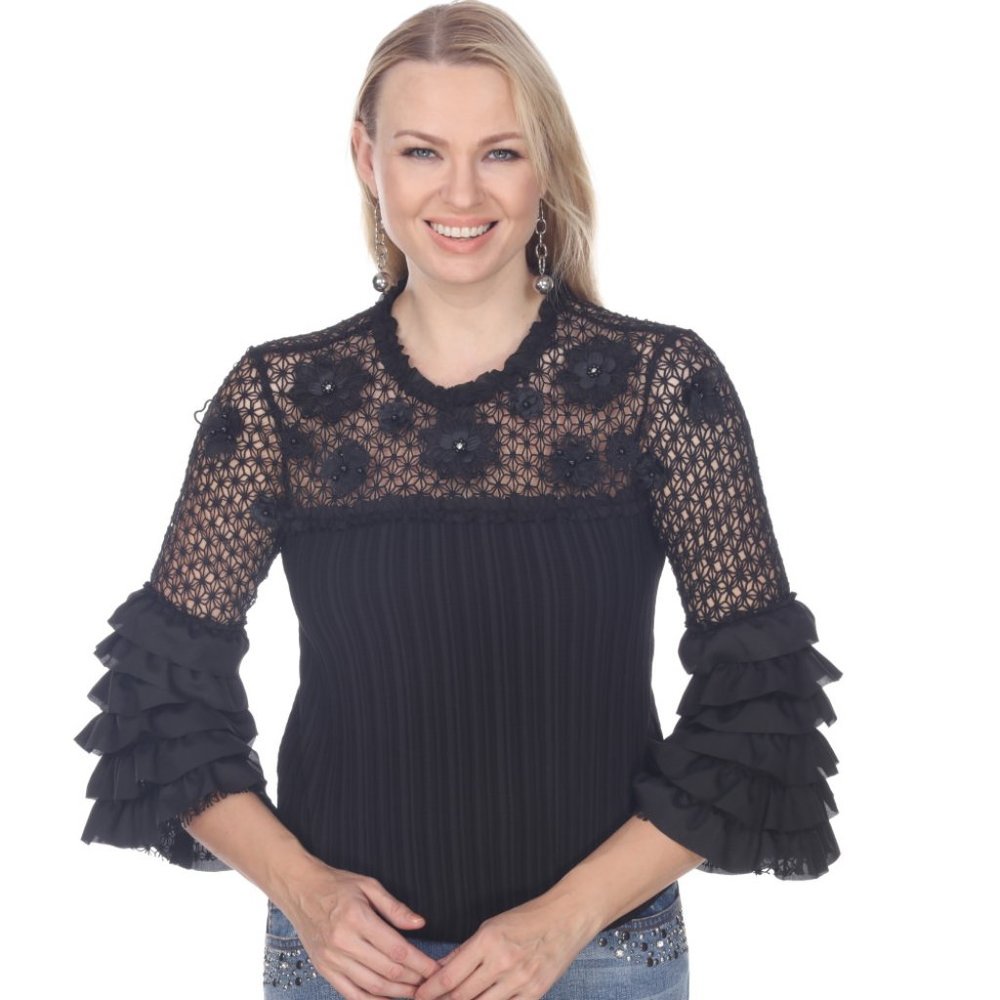 Black or White Lacette Top